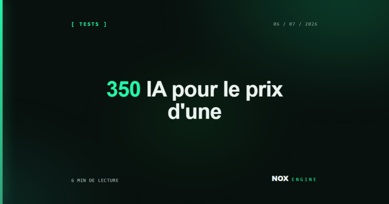 Vignette Nox Engine, fiche krater : 350 IA pour le prix d'une