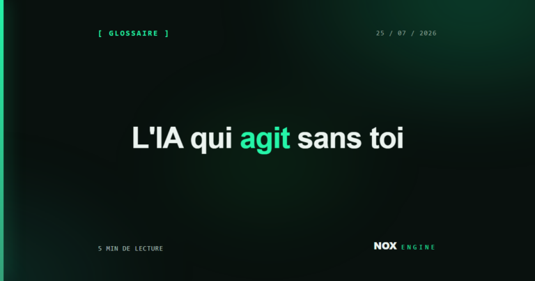 Vignette Nox Engine, fiche agent-ia : L'IA qui agit sans toi