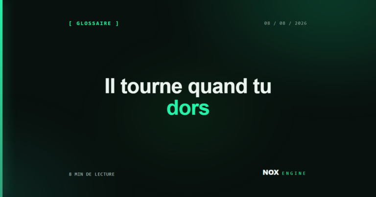 Vignette Nox Engine, fiche Hermes Agent : Il tourne quand tu dors